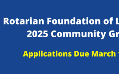 2025 Community Grant Applications Now Open